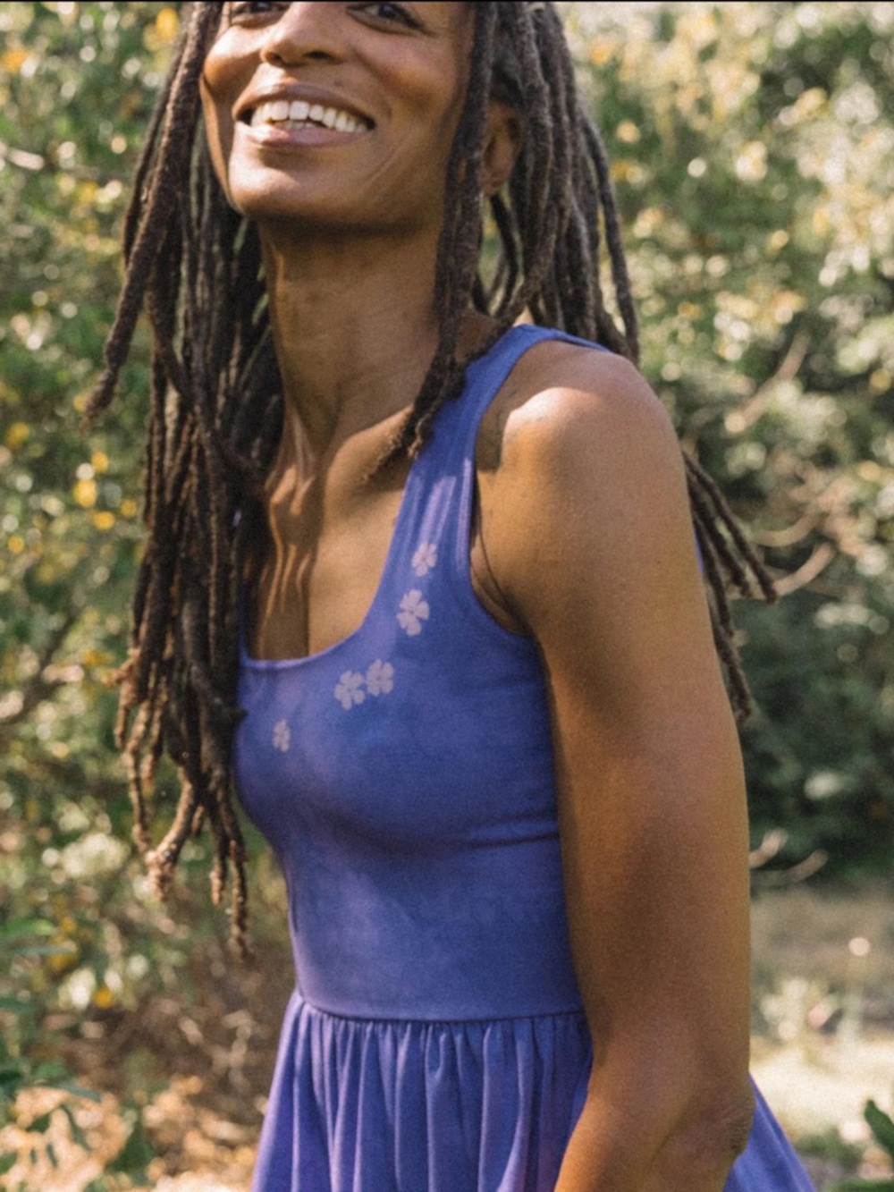 PURUSHA PEOPLE PHLOX DRESS, gorgeous, sustainable, forest fiber, small batch. - Picture 5 of 10